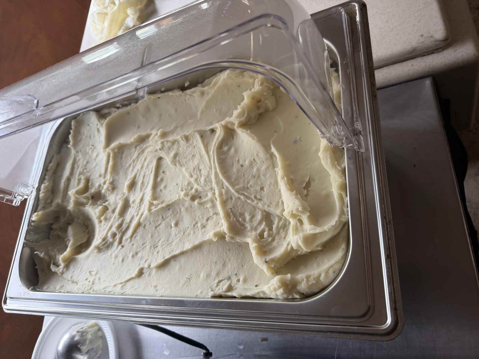 Garlic mashed potatoes